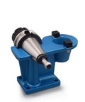 Cast Aluminum Benchtop Tool Holder Tightening Fixture For BT40 Tooling, Precise Vertical And Horizontal Fixing, blue fixture