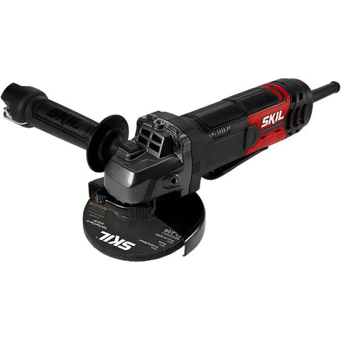 Plug And Play Angle Grinder With Ripping 8 Amp Motor And 5 Inch Cutting Disc For Knockout Performance Featuring No Fuss Guard Adjustments And Solid Side Handle Control