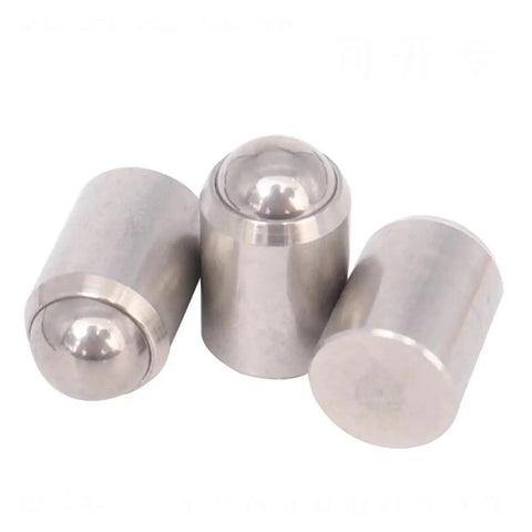 Heavy Duty Stainless Steel Spring Ball Plunger set with sleek smooth touch bead, showcasing precision design for tough jobs.