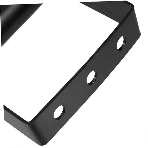 Close-up of Heavy Duty Silent Gate Support Wheel With Adjustable Height Design, showing durable black metal construction.