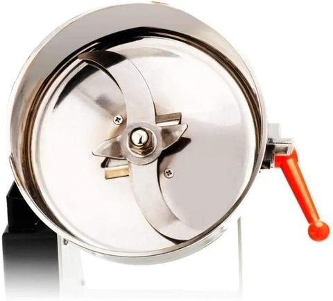 Close-up of the All In One Grain Mill And Grinder For Beans Nuts Spices Herbs Pepper Seeds And Cereal Wheat Coffee Grinder and Powder Maker