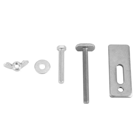 Mini Hold Down Clamp Kit For CNC Router Table And Wood Engraving, Quick Release Clamps With Adjustable Screws, Iron 8cm components displayed