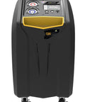 Zero Sweat R134a Air Conditioning Recovery And Recharge Unit Featuring Bold Large Touchscreen Wireless Hookup And Oilfree Pump For Quick Shop Service Jobs Built For Mechanics, front view with gauges.