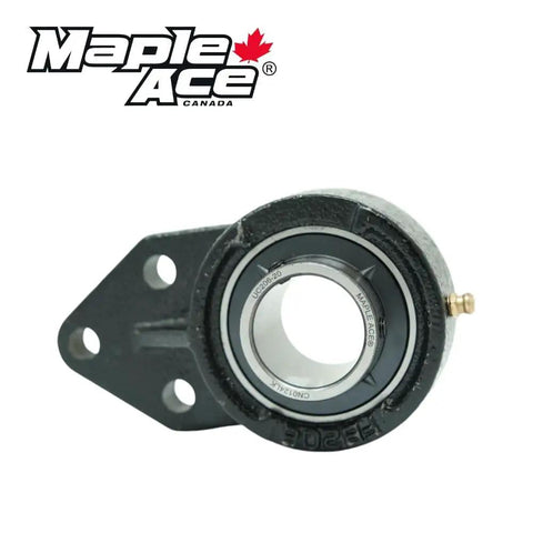 Heavy Duty Self Aligning Flange Bracket Bearing With 5/8 Inch Bore rock-solid cast iron bearing with mounting holes.