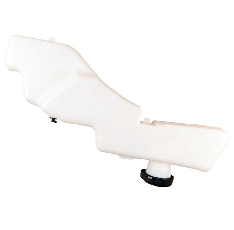Side view of Fuel Tank Assembly With Cap For Exmark Quest E Series And S Series And Toro TimeCutter MX SS SX ZS Series Built Tough With Durable Crosslinked Poly Construction Replaces 119-3324 Cap Included For Quick Easy Fit