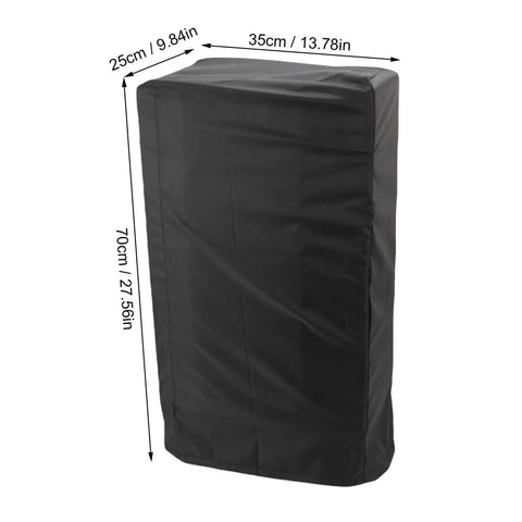 Kickass Weatherproof EV Charger Cover With Tough Rainproof Shield For Outdoor Electric Vehicle Wall Socket, 70cm tall, black