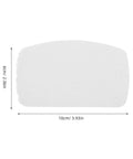 White Self Adhesive Sneaker Repair Patches For Fresh Kicks Instant Heel Hole Fix with dimensions 10cm x 6cm mesh patch.