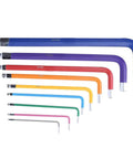 9 Piece Chrome Steel Hex Socket Wrench Set Color Coded CRV in various sizes, suitable for auto repair and mechanics.