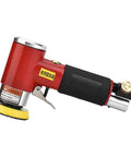 Badass 2 Inch Pneumatic Angle Grinder Offering Lightning Fast Grinding And Flawless Swirl Free Polishing At A Steady 1800 RPM, red grip.