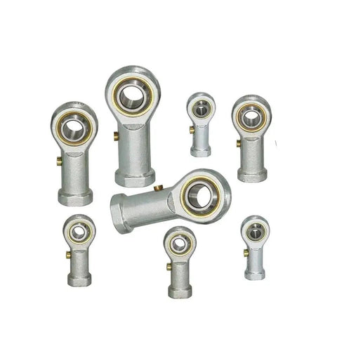 4 Piece Heavy Duty 1 Inch Bore Ball Joint Rod End Bearings With Female Thread Heim Joints, durable steel with inner smooth tracks.