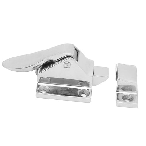 Rock Solid 316 Stainless Steel Marine Latches Lockable Door Clamps For Boats Yachts And Rv Heavy Duty Hatch Catches With Mirror Polish Finish.