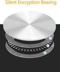 Top Shelf Tempered Glass Lazy Susan Turntable featuring a smooth as butter 360 degree swivel rotation bearing for stability.