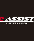e-Assist electric & manual logo, related to Two Way USB Powered And Manual Screwdriver With Interchangeable Quarter Inch Hex Bits And Double Ended Bits, High Torque For Precision Assembly, Made In Japan, Up To 17.7 In Lbf Power Torque Or 88.5 In Lbf Manual Torque