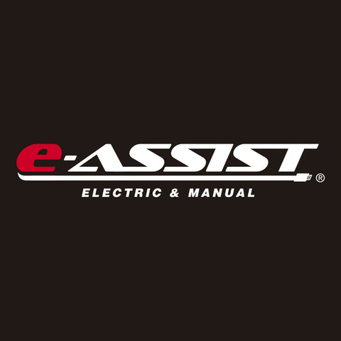 e-Assist electric & manual logo, related to Two Way USB Powered And Manual Screwdriver With Interchangeable Quarter Inch Hex Bits And Double Ended Bits, High Torque For Precision Assembly, Made In Japan, Up To 17.7 In Lbf Power Torque Or 88.5 In Lbf Manual Torque