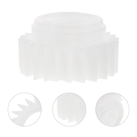 Durable Plastic Washer Clutch Replacement Part For Smooth, Quiet Wash Cycles And Precise Torque Control At Home, Protect Delicates, Keeps Your Laundry Game Strong And Reliable Gear. white plastic washer clutch replacement, close-up