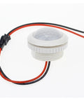 Easy 220V PIR Motion Sensor Switch Auto On Off Infrared Body Detection Light Control Detector Module 50Hz shown with wiring