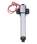 12V Micro Linear Actuator With 100mm Stroke, 8mm Per Second Travel, 70N Force, low noise, shown with beefy geared motor.