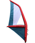 Inflatable Wing Sail For Wind Wing Foiling, Kitesurfing And Windsurfing, 2.2㎡ Waterproof Oxford PVC Red And Blue Wing Sail
