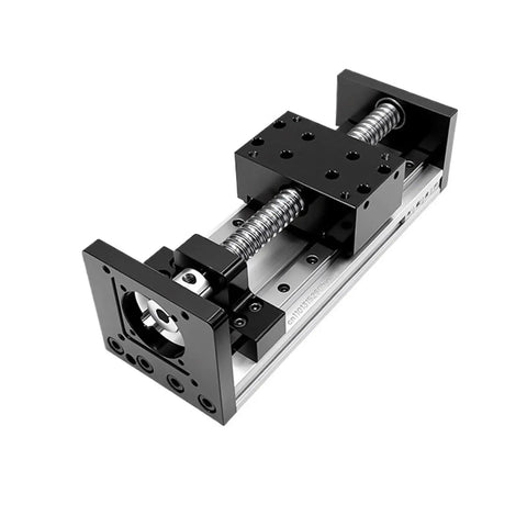 Bulletproof HGH20 Linear Guide Slide Table Heavy Duty Rail System 250kg Load Bearing with adjustable slide mount and ball screw.