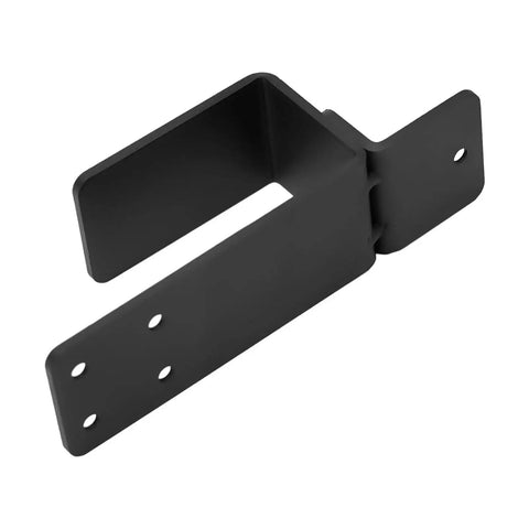 Heavy Duty Sliding Door Barricade Brackets in black, durable metal for secure mounting behind doors. Lock Down Your Space With These Heavy Duty Sliding Door Barricade Brackets For Fort Knox Level Reinforcement Tough As Nails Metal Bars Secure The Perimeter In White.