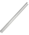 Heavy Duty SBR12 Linear Rail Guide 550MM Fully Supported Shaft Rod Precision Slide Bearing 12MM, aluminum construction, top view.