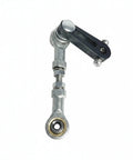 Adjustable Ball Joint Linkage Assembly For DIY Projects Small Swing Arm Kit With Fish Eye Joint Sturdy Hobbyist Grade Smooth Rotating Mechanism And Flexible Leverage For Tinker Friendly Custom Builds, metal link with black slotted arm