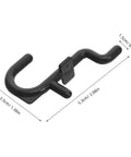 150 Pcs Plastic Pegboard Hooks For Tool Storage With Stable Holding Structure And Flexible Storage Layout Black Self Locking Peg Hooks For Kitchen And Workshop Organization Super Handy For Quick Access, black plastic pegboard hook 5.3cm