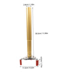 Full Size Heavy Duty Aluminum Claw Attachment For Snagging Ceiling Smoke Alarms Quick Up Top Extractor Hardware with measurements shown.