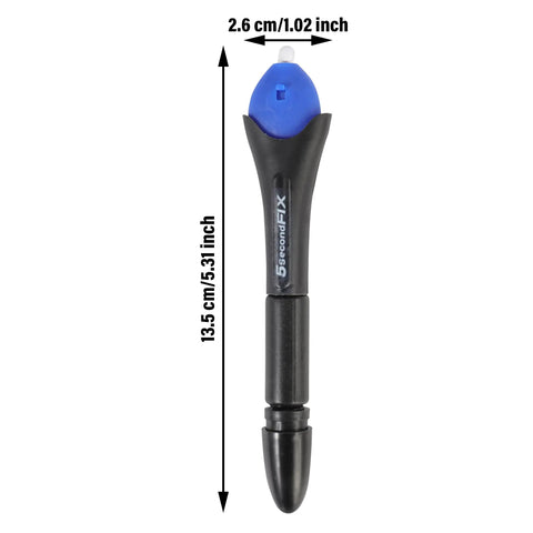 Game Changing UV Curing Glue Pen Instant Five Second Welding Adhesive Kit With LED Light and Applicator Tubes, 13.5 cm long.