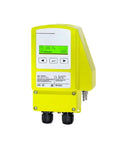 Compact Heavy Duty Electric Linear Actuator For Industrial Valves Push Pull Positioning Straight Up Reliable Knockout Performance No Sweat Installation Gotta Have It High Torque Seamless Integration, yellow digital display with buttons.