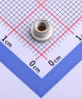 10 Pcs Tin Plated Steel Surface Mount Standoffs For Pcb Circuit Board Hardware M3x2.6mm Smd Round Nut on measurement grid