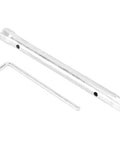 Heavy Duty Double Head Spark Plug Socket Wrench With 16mm And 21mm Hex Sockets Plus Extended Reach Bar to pull plugs in deep engine bays.