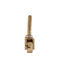 Heavy Duty Brass Furniture Casters With Slick Rolling Swivel Wheels And Quick Mounting Screws, showing a close-up of the 3/4 inch wheel.