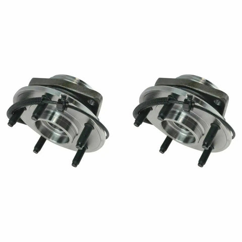 Dead Quiet Wheel Hub Bearing Assembly For Jeep Wrangler Front Left Right 2 Piece Set, sealed ball bearing design, OEM specs.
