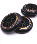 Six Pack 110mm Outdoor Inline Skate Wheels With ABEC11 Bearings 88A Urethane High Rebound For Exceptional Speed And Smooth Rolling