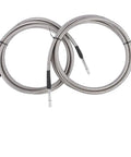 Road Ready Heavy Duty Fuel Line Quick Fix Kit Compatible With Chevy Silverado And Gmc Sierra 1500 4.8L 5.3L Crew Cab 2004 To 2006 Solid Replacement Part 15946187 with stainless steel braided hoses.