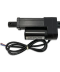 Smooth as Butter Silent Electric Linear Actuator 12V with 2 Inch Stroke Handles and wires for DIY home automation projects.