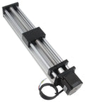 Heavy Duty SFU1605 Ballscrew Assembly With Nema23 Stepper Motor Delivers 300Mm Effective Travel For CNC Router and 3D Printer XYZ Linear Stage Actuator straight view.