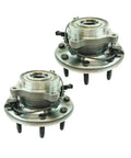 Front Wheel Hub Bearing Assembly With Beefed Up Grease Seals For Chevy Silverado Gmc Sierra 2500Hd 3500Hd 2011 Through 2019 side view showing dual assemblies.