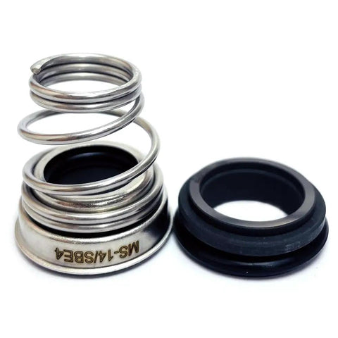Boss Grade MS 14 Sbe4 Mechanical Shaft Seal For 14mm Pumps With Sic Carbon Epdm Build designed for Cnp Ms60 series, showing spring and seal.