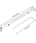 Heavy Duty Double Head Spark Plug Socket Wrench With 16mm And 21mm Hex Sockets Plus Extended Reach Bar, showing 275mm extension rod.
