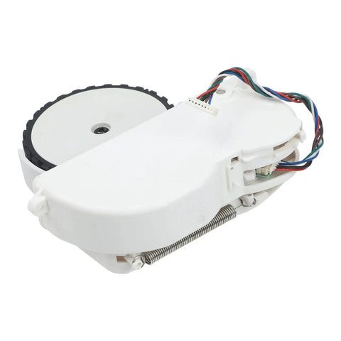 Left And Right Wheel Replacement Set For Eufy RoboVac L70 Hybrid Robot Vacuum Cleaner, showing a single wheel with wiring.