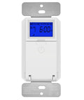 Smart Dope 7 Day Astronomic Timer Switch For Lights Fans And Motors Auto Sunrise Sunset Dusk To Dawn Scheduling front view white