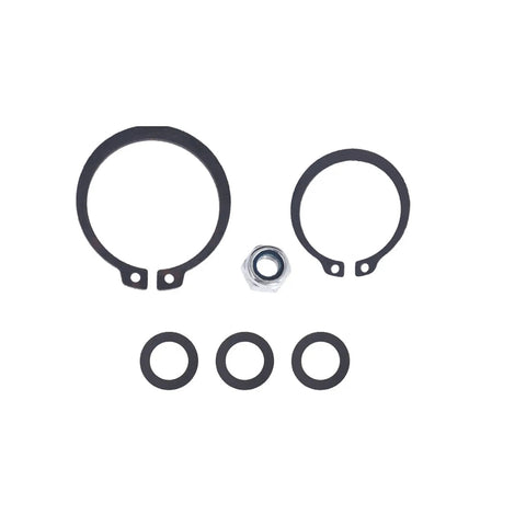 Slick Swap AC Compressor Clutch Kit With Solid Build Pulley And Tight Seal Coil For Dodge Dakota Durango Jeep Liberty Ram 1500 2500 3500 Trucks 2002 To 2005 3.7 Liter 4.7 Liter 5.9 Liter Engines Drop In Replacement parts including clips, seals, and washers.
