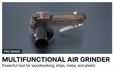 Kickass Pneumatic Air Angle Grinder With A Grippy Handle And Featherweight Design delivers 10000 RPM performance, ideal for tough grinding tasks.