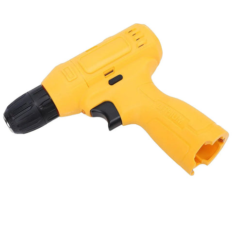 Rugged Cordless Drill Driver Set With A Hassle Free 3 8 Inch Keyless Chuck and Serious Torque, yellow lightweight design.