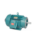 15 Hp Three Phase AC Motor Built Like A Champ To Handle Any Load And Runs Smooth As A Heavy Duty Workhorse For HVAC Fans And Blowers With Inverter Duty At 1765 Rpm, side view of the motor.