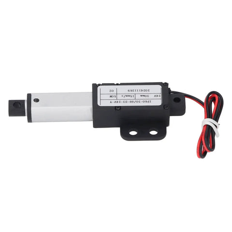 Compact 24V Linear Actuator With Splash Proof Housing And Zero Drama Wiring For Custom Builds smooth actuator with 30 mm stroke.
