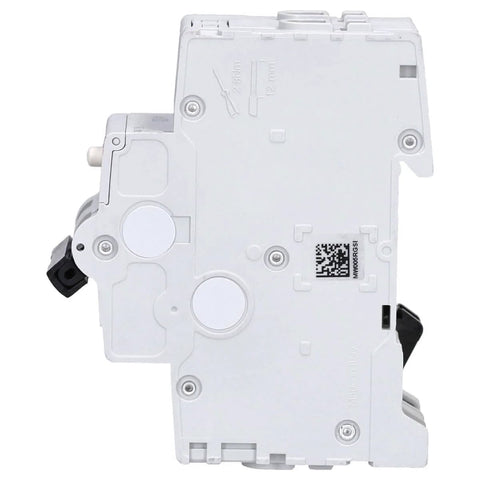 Side view of Residual Current Device FI Safety Switch DS201 B10 A 10A Single Unit 230V AC Type B Earth Leakage Trip, DIN-rail Mount