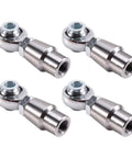 Built Tough 4 Piece 5/8 18 Thread Rod End Kit features polished metal rod ends for enhanced street performance and stability.